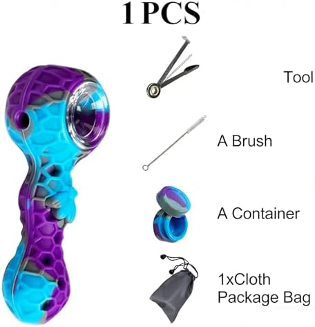 Tubería Decorativa Colectible Estilizada, Fácil de Sostener con una Mano, Ideal para el Hogar y Viajes. Set de Pipas Fácil de Limpiar - imagen 2