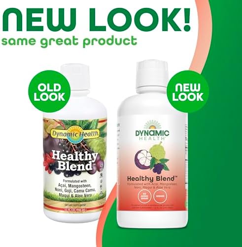 Mezcla Saludable Dynamic Health con Acai, Mangostán, Noni, Maquí y Aloe Vera, Sin Aditivos, Apoyo Inmunológico, Antioxidante, Vegano, Sin Gluten, No - imagen 2