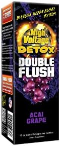 Detox Doble Flush Acai Uva High Voltage - Limpieza Profunda y Energizante - imagen 1