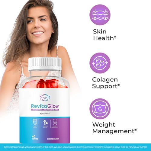 Gomitas RevitaGlow - Suplemento Natural Premium para la Salud de la Piel y el Intestino, 60 gomitas para 1 mes de renovación avanzada - imagen 3