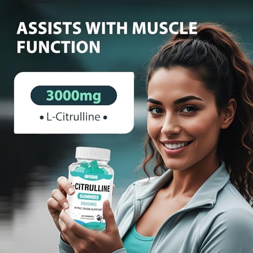 Gomitas ABYSSUS L Citrulina para Hombres 3000mg - Suplemento de Óxido Nítrico para Músculos y Energía, 60 piezas - imagen 7