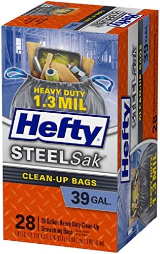 Bolsas de Basura Hefty SteelSak Resistentes de 39 Galones, Paquete de 28 Unidades - imagen 2