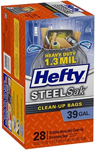 Bolsas de Basura Hefty SteelSak Resistentes de 39 Galones, Paquete de 28 Unidades - imagen 3