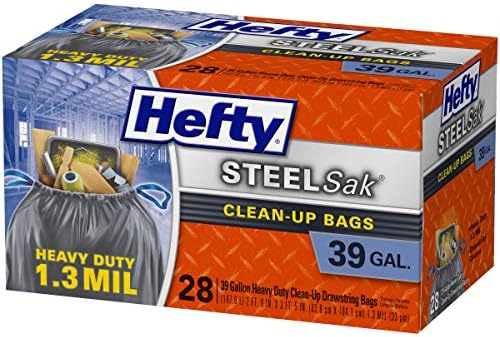Bolsas de Basura Hefty SteelSak Resistentes de 39 Galones, Paquete de 28 Unidades - imagen 4