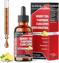Extracto Líquido de Té Verde Tenmido - 9 en 1 con Cúrcuma, Resveratrol, Quercetina, Bacopa, Ginseng Panax, L-Teanina, Granada y Pimienta Negra - 30ml - imagen 1