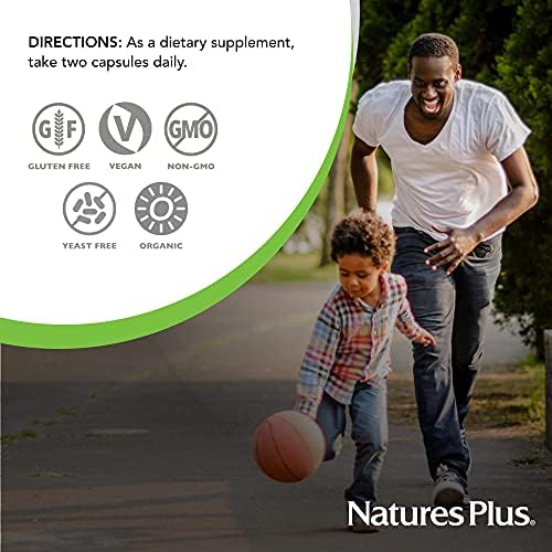 NaturesPlus Source of Life Garden B-Complex - 60 Cápsulas - Suplemento Completo de Vitamina B - Orgánico, No Transgénico, Vegano, Sin Gluten - 30 - imagen 5