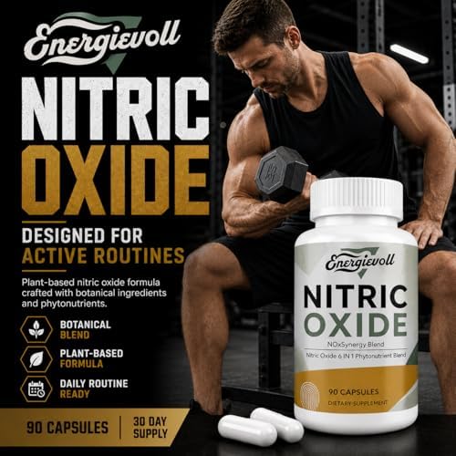 Suplemento de Óxido Nítrico para Hombres - Mezcla de Raíz de Betabel y Fitonutrientes Botánicos con GPLC - Mejora el Flujo Sanguíneo, Oxigenación y - imagen 3