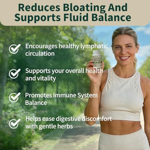 Suplemento para Drenaje Linfático – Fórmula Herbal Natural con Diente de León, Bardana y Equinácea, Apoya el Balance de Líquidos, Salud Inmunológica - imagen 3