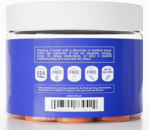 Gomitas de Magnesio UpNourish para Adultos y Niños, Citrato de Magnesio 600mg, Suplemento Calmante para Relajación Muscular, Salud Ósea y Digestiva, - imagen 8