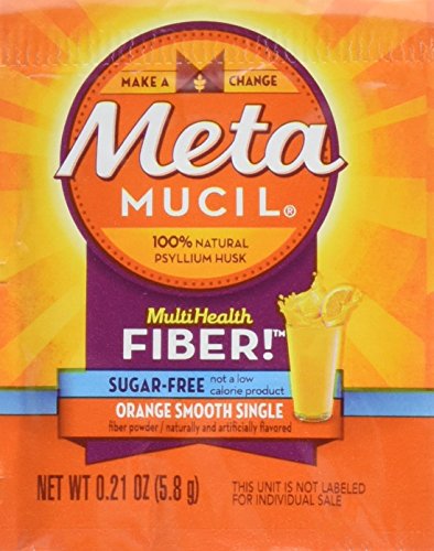 Metamucil - Fibra MultiSalud en Sobres Naranja Suave Sin Azúcar, 0.21 Onzas, Paquete de 30 - imagen 2