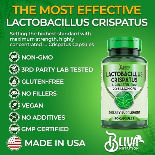 Cápsulas BLIVA de Lactobacillus Crispatus – L Crispatus - 20 mil millones de CFU por porción - Suplemento para mujeres - Salud vaginal y digestiva - - imagen 5