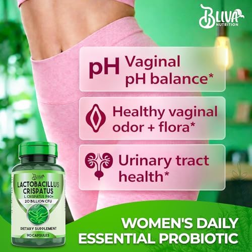 Cápsulas BLIVA de Lactobacillus Crispatus – L Crispatus - 20 mil millones de CFU por porción - Suplemento para mujeres - Salud vaginal y digestiva - - imagen 6