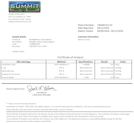 Suplemento Nutri NMN 300mg - Alta Absorción de Nicotinamida Mononucleótido, 40% Más NAD+ con Quercetina y Pimienta Negra - 60 Cápsulas - imagen 7