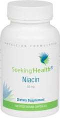 Niacina Seeking Health - Suplemento Bioavailable de Niacina - Apoya la Producción de Energía y la Salud de la Piel - 50 mg, 100 Cápsulas - imagen 1