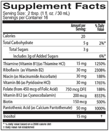 Neurobion Complejo de Vitamina B12 16 Oz Líquido Sabor Cítricos - imagen 2