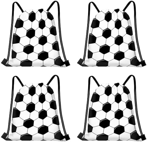 Bolsa de Regalo de Fútbol Infankey - 16 Piezas, Mochila de Cuerda para Deportes, Favor de Fiesta y Decoraciones para Almacenamiento de Balones - imagen 1