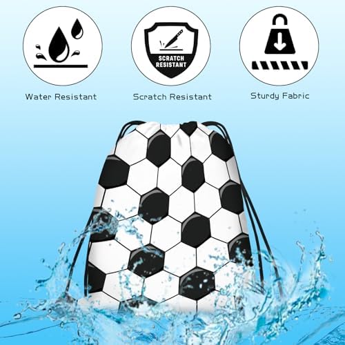 Bolsa de Regalo de Fútbol Infankey - 16 Piezas, Mochila de Cuerda para Deportes, Favor de Fiesta y Decoraciones para Almacenamiento de Balones - imagen 3