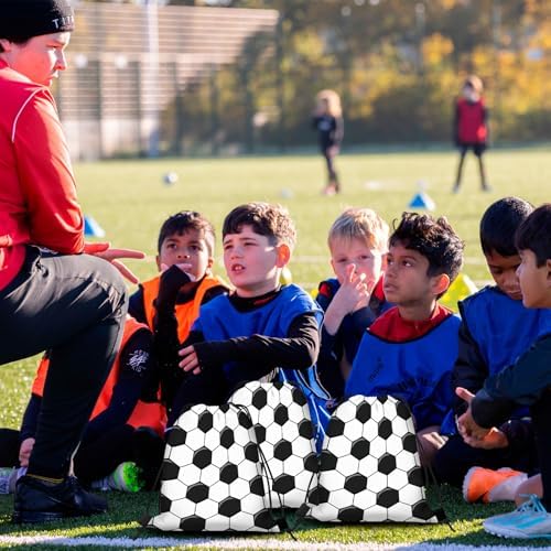 Bolsa de Regalo de Fútbol Infankey - 16 Piezas, Mochila de Cuerda para Deportes, Favor de Fiesta y Decoraciones para Almacenamiento de Balones - imagen 6