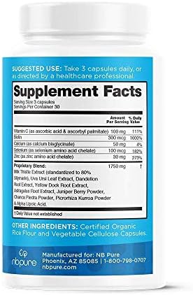 Suplemento de Apoyo Hepático nbpure Liver Fend con Cardo Mariano, Detox y Limpieza Hepática, 90 Cápsulas - imagen 5