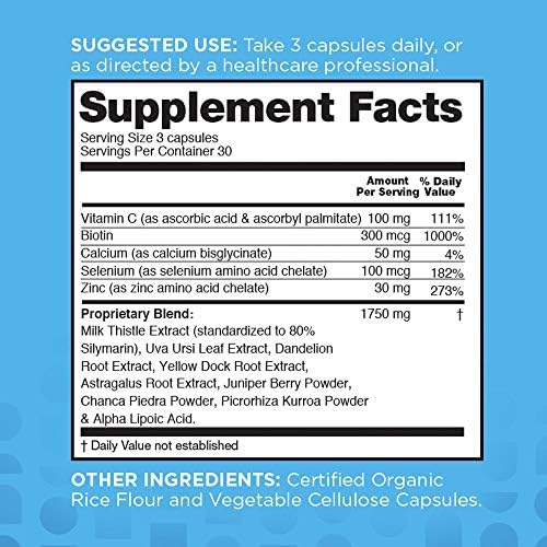 Suplemento de Apoyo Hepático nbpure Liver Fend con Cardo Mariano, Detox y Limpieza Hepática, 90 Cápsulas - imagen 6