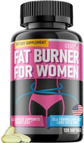 Suplemento para Quemar Grasa Abdominal en Mujeres - Pastillas para Pérdida de Peso | CLA en Softgels | Supresor del Apetito y Acelerador Metabólico | - imagen 1