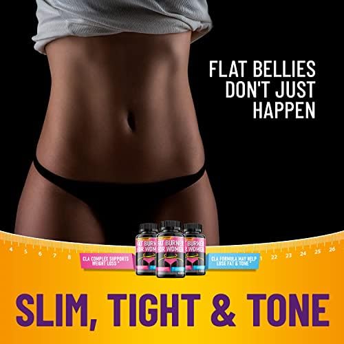 Suplemento para Quemar Grasa Abdominal en Mujeres - Pastillas para Pérdida de Peso | CLA en Softgels | Supresor del Apetito y Acelerador Metabólico | - imagen 5