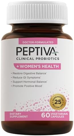 Peptiva Probióticos para la Salud de la Mujer - Soporte Digestivo y Probiótico Femenino, 25 Mil Millones CFU, 60 Cápsulas Vegetarianas - imagen 2