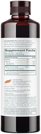 Aceite de Semilla Negra Himalaya Extra Fuerte, Prensado en Frío y Sin Refinar, 1.5% Timoquinona (69 mg por Cucharada), 8 oz - imagen 2