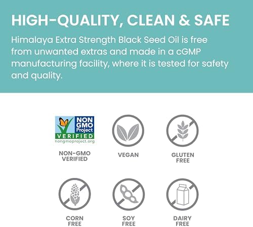 Aceite de Semilla Negra Himalaya Extra Fuerte, Prensado en Frío y Sin Refinar, 1.5% Timoquinona (69 mg por Cucharada), 8 oz - imagen 5