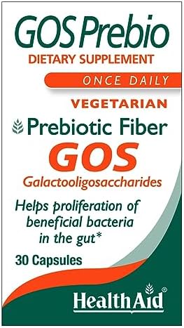 HealthAid GOSPrebio, Fibra Prebiótica, 30 Cápsulas, Ayuda a la Proliferación de Bacterias Beneficiosas en el Intestino, Galactooligosacáridos - imagen 4