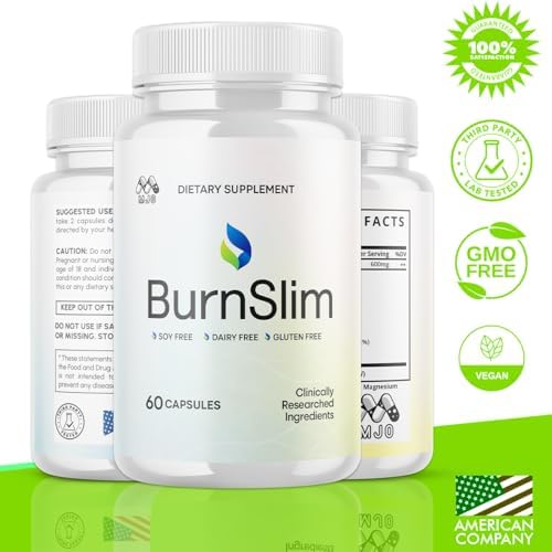 Paquete de 2 Cápsulas Burn Slim, Pastillas Burnslim Oficiales con Ingredientes Naturales, Suplemento de Salud y Bienestar para un Estilo de Vida - imagen 2