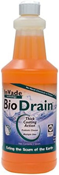 Rockwell Labes - InVade Bio Drain Cuart (32oz) ~ Gel Orgánico para Drenajes en Restaurantes ~ Elimina Olores, Moscas de Drenaje y Frutas - imagen 1
