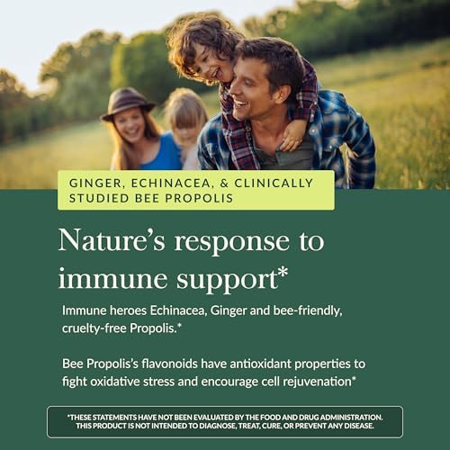 Gomitas Gaia Herbs Rapid Defense - Apoyo a la Salud Inmunológica* - con Propóleo, Jengibre y Equinácea - Orgánico USDA - 60 Gomitas Vegetarianas (30 - imagen 5
