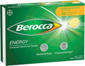 Tabletas efervescentes Berocca Energy de Vitaminas B y C sabor Mango y Naranja, 45 piezas - imagen 1