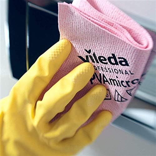 Vileda Professional | Paquete de 5 Paños de Microfibra PVA Rojos | Toallas Sintéticas Absorbentes para Limpieza Multiusos - imagen 3