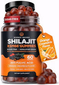 Gomitas de Shilajit Himalayo Sin Azúcar para Hombres y Mujeres [4000mg - Extracto 10:1] Energía, Enfoque y Aumento de Testosterona con KSM 66 - imagen 1