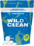 Wild Clean | Tabletas para Lavavajillas | Sin Fragancia, Sin Plástico y Ecológicas - Alternativa Natural y Sostenible | Paquete de 30 - imagen 1