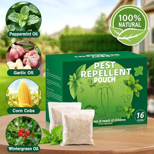 Paquete de 16 Bolsitas Repelentes de Pececillos de Plata - Poderosa Defensa Natural contra Plagas, Repelente Duradero para Insectos y Roedores, - imagen 2
