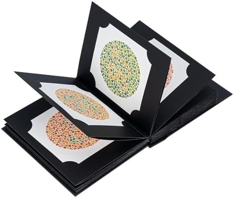 Libro de Cartas de Prueba Ishihara para Deficiencia de Color, 38 Placas con Manual de Usuario y un Oclusor para el Ojo. - imagen 1