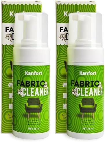Limpiador de Tela Kanfort para Tapicería, Paquete de 2, Sin Enjuague, Ideal para Sofás, Sillones y Asientos de Auto, Elimina Manchas Rápido, Seguro - imagen 1