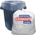 Bolsas de Basura Reli. SuperValue de 33 Galones | Paquete de 125 | Hechas en EE. UU. | Resistentes | Transparentes y Multiusos - imagen 1
