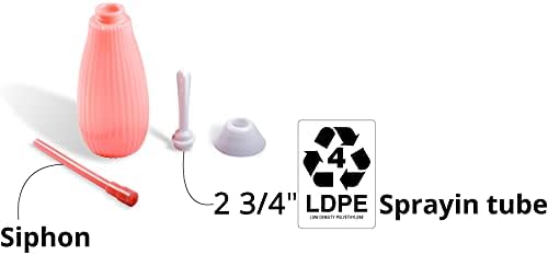 Sistema de Limpieza Vaginal Natural RVDKBULB, Libre de BPA y PVC, Compatible con DMSO/MMS, Color Rosa - imagen 2