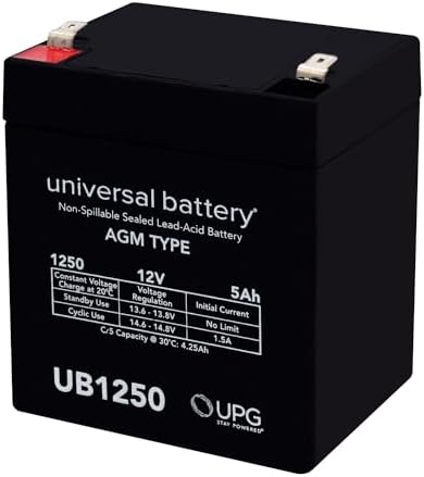 Batería SLA Universal UB1250 D5741 12V/5AH .187 Tt - imagen 1
