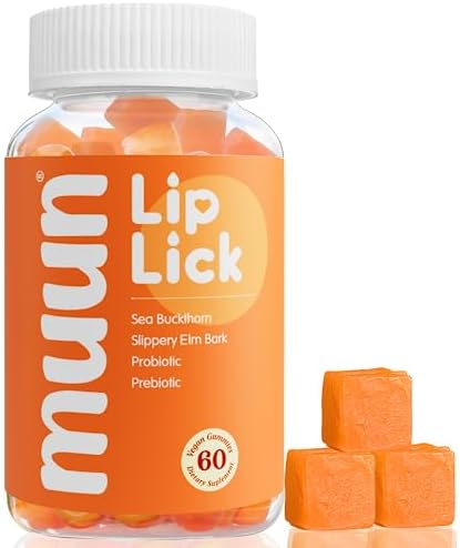 Gomitas Hidratantes Íntimas Muun con Corteza de Olmo Resbaladizo, Omega 6, 7, 9 y 3 Mil Millones de CFUs Probióticos, Prebióticos - Sin Estrógeno, - imagen 1