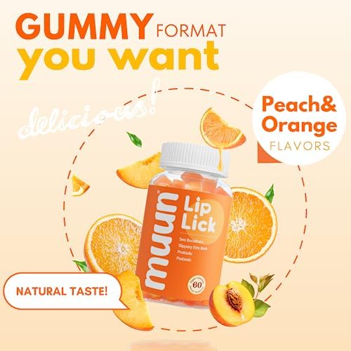 Gomitas Hidratantes Íntimas Muun con Corteza de Olmo Resbaladizo, Omega 6, 7, 9 y 3 Mil Millones de CFUs Probióticos, Prebióticos - Sin Estrógeno, - imagen 3