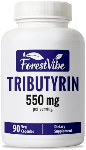 Suplemento de Tributirina ForestVibe 550mg, Fórmula Avanzada para la Salud Intestinal, 90 Cápsulas, No GMO y Libre de Gluten - imagen 1
