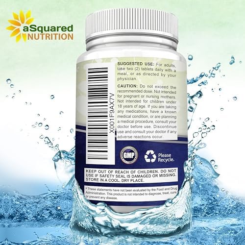 Suplemento de Magnesio Glycinate aSquared Nutrition 400mg - 180 Tabletas - Máxima Potencia y Absorción - No GMO - Soporte para Músculos, Huesos y - imagen 8