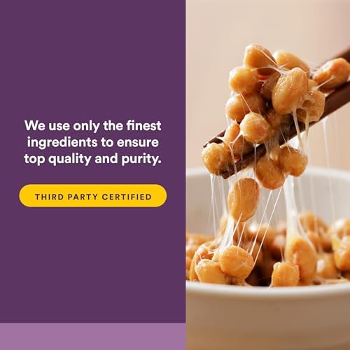 Natural Factors - Nattokinasa 100mg, Apoya la Salud Circulatoria, 60 Cápsulas Vegetarianas - imagen 5