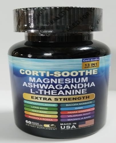 Suplemento Zoyava Corti-Soothe para el manejo del cortisol, 200mg de Magnesio, 150mg de L-Teanina, Ashwagandha y más, 60 cápsulas - imagen 4