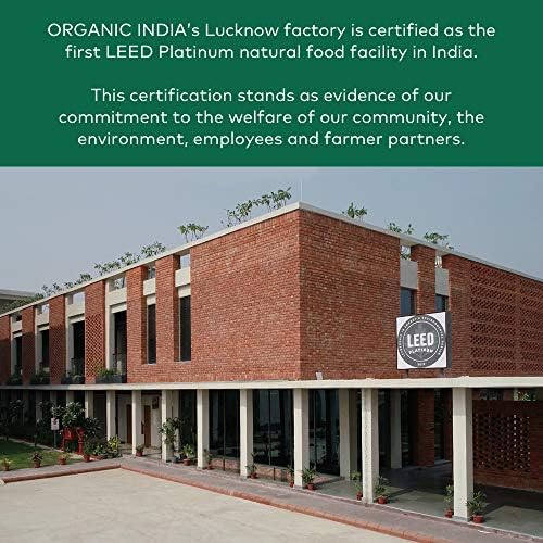 Suplemento Herbal ORGANIC INDIA Memory - Apoya la Claridad Mental, Sistema Nervioso Saludable, Inmunidad, Vegano, Sin Gluten, Kosher, Orgánico USDA, - imagen 5